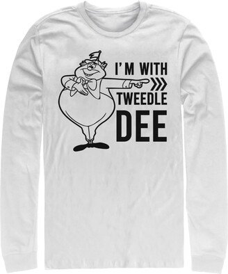 Alice in Wonderland Tweedle Dee Men's Long Sleeve Crew Neck T-shirt