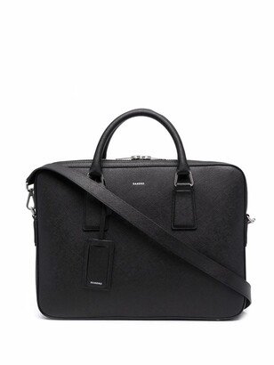 Downtown Slim leather laptop bag