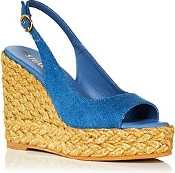 Women's Island Peep Toe Espadrille Wedge Platform Sandals