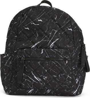 Nylon Motivator Quilted Printed Backpack for Women