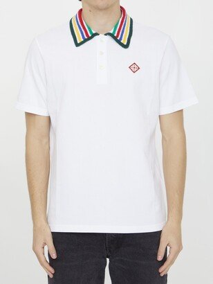 Embroidered Collar Polo