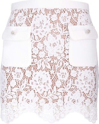 Lace Mini Skirt