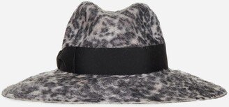 Sophie Leopard Felt Hat