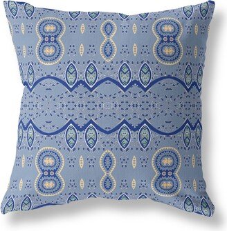 Amrita Sen Designs Amrita Sen Sephalina Paisley Leaves Indoor Outdoor Pillow Zip-AB