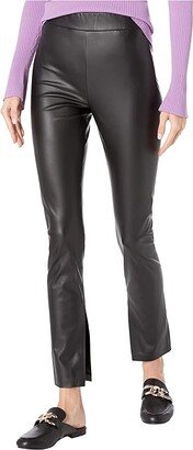 Leather Leggings with Slit in You Matter (You Matter) Women's Clothing