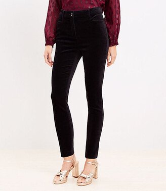 Petite Sutton Skinny Pants in Velvet