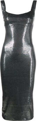 Atu Body Couture Sequinned Bodycon Midi Dress