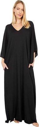 Shangri-La Caftan (Black) Women's Pajama