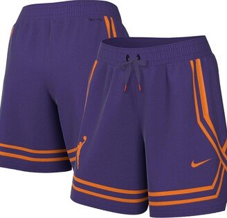 Women's Purple Wnba Logowoman Team 13 Crossover Shorts