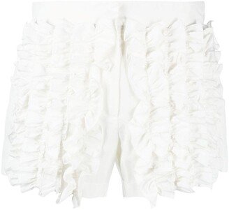 Ruffle-Detailed Shorts