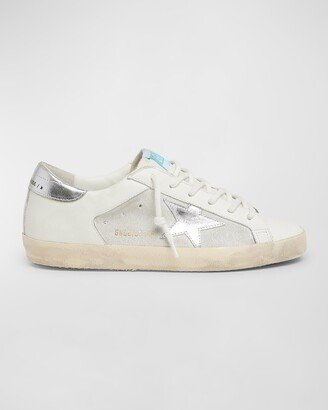 Super Star Mix Leather Low-Top Sneakers