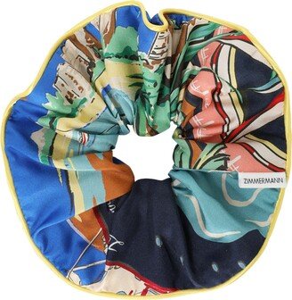 Double Faced Silk Scrunchie-AB