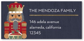 Address Labels: Elegant Nutcracker Address Label, Grey, Address Label, Matte