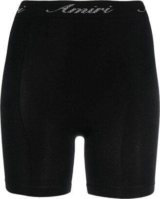 Logo-Waistband Seamless Shorts