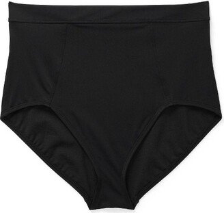 Adore Me Woen's Vivien High Waisted Swiwear Botto M / Jet Black.