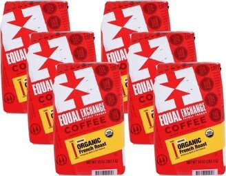 Equal Exchange Organic French Roast Ground Coffee - Case of 6/10 oz