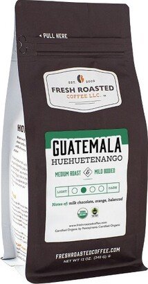 Fresh Roasted Coffee, Organic Guatemalan Coffee, Medium Roast Ground Coffee - 12oz