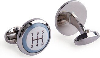 Enamel Gear-Stick Cufflinks