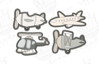 Planes & Helicopter Cookie Cutters | Individual Listing
