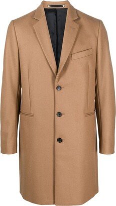 Mens Single Breasted Overcoat