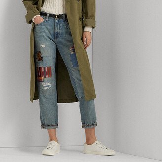 Ralph Lauren Patchwork Relaxed Tapered Jean