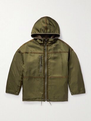 Reversible Fleece-Lined Linen and Cotton-Blend Twill Parka