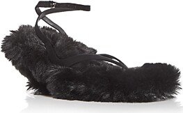 Women's Fuzzette Faux Fur Thong Sandals