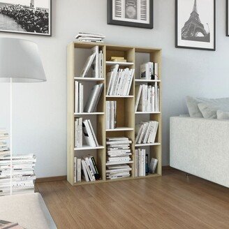 Room Divider Display Bookshelf Bookcase for Living Room Engineered Wood - 39.4