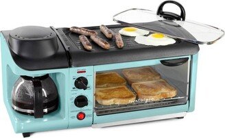 Retro 3-in-1Family Size Griddle Aqua