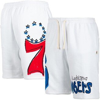 After School Special Men's White Philadelphia 76ers Shorts