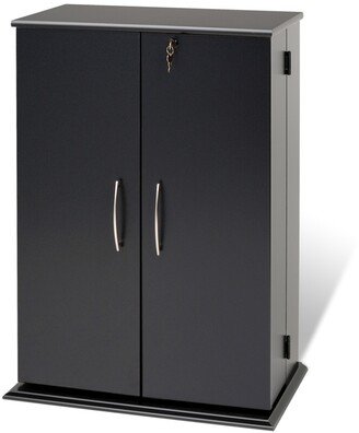 Locking Media Storage Cabinet