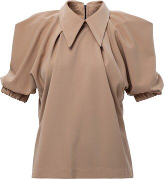 Julia Allert Designer Beige Blouse