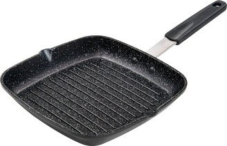 Masterpan Nonstick 10In Grill Pan With Silicone Grip