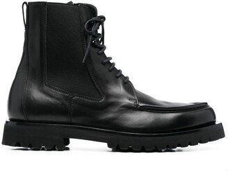 Lace-Up Combat Boots