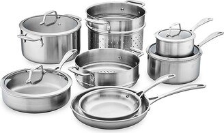 Spirit 3-Ply 12-Piece Stainless Steel Cookware Set