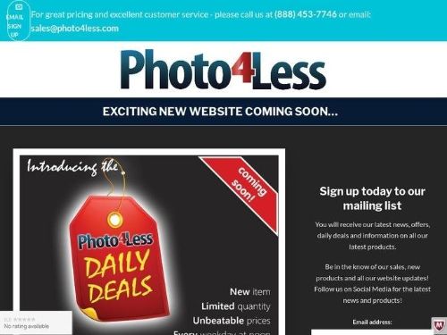 Photo4Less.com Promo Codes & Coupons