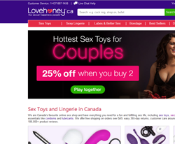 LoveHoney Canada Promo Codes & Coupons