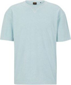 Cotton-jersey oversize-fit T-shirt with embroidered logo