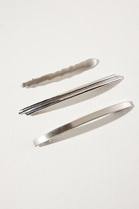 By Anthropologie Sleek Thin Barrettes, Set of 3