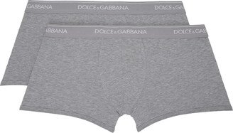 Two-Pack Gray Boxers-AA