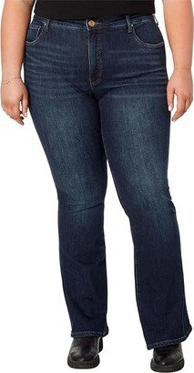 Plus Size Ana High-Rise Fab AB Flare in Neutral (Neutral) Women's Jeans