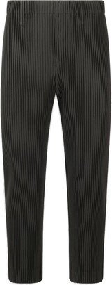 Pleated Cropped Trousers-AP