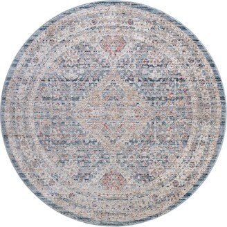 Bayshore Home Aristo Elizabeth 3'10 x 3'10 Round Area Rug