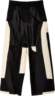 Astaires panelled cropped trousers