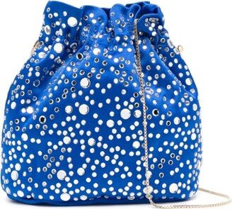 Selene Illusione crystal bucket bag