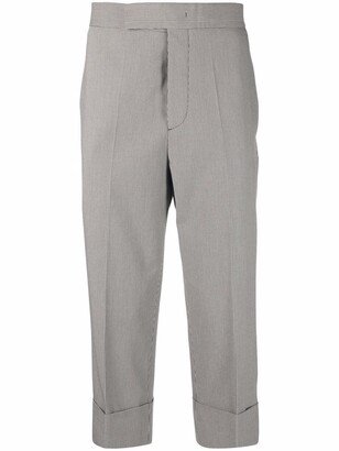 SAPIO Cropped Tailored Suit Trousers