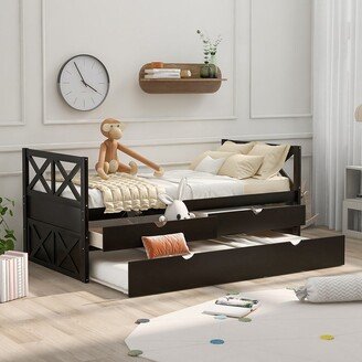 Multi-Functional Daybed with Drawers and Trundle-AA