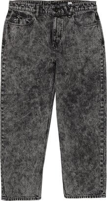 Billow Acid Wash Loose Tapered Fit Jeans