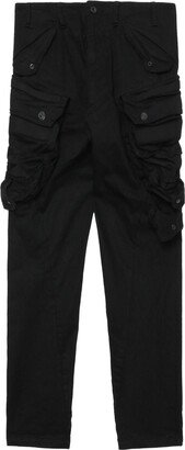 Drop-Crotch Slim-Cut Trousers-AA