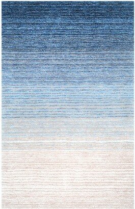 Drey Ombre Shag Area Rug, , Blue